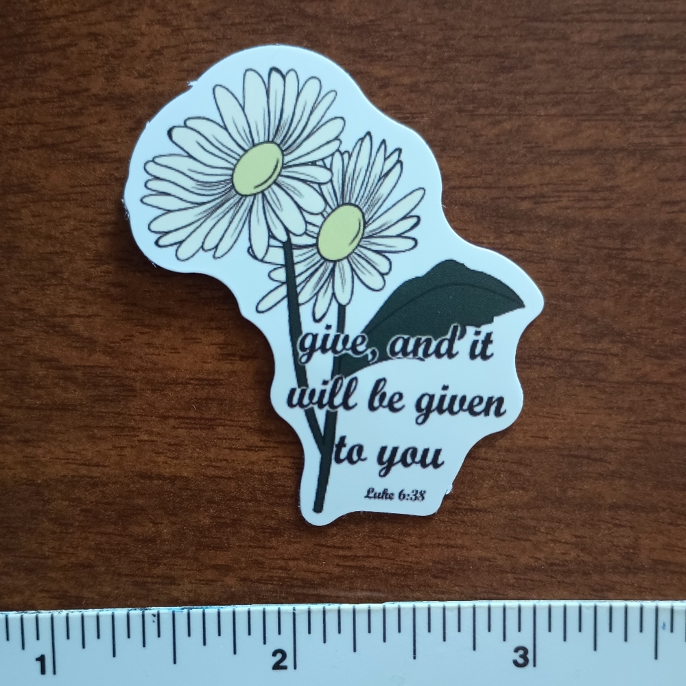 10/$10 Inspirational Bible Verse Positivity Biblical Jesus Faith Sticker Decal